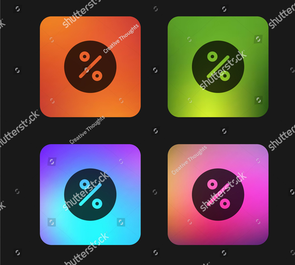 Gradient Color App Icon Design