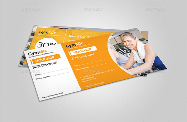 GymMic Voucher Template