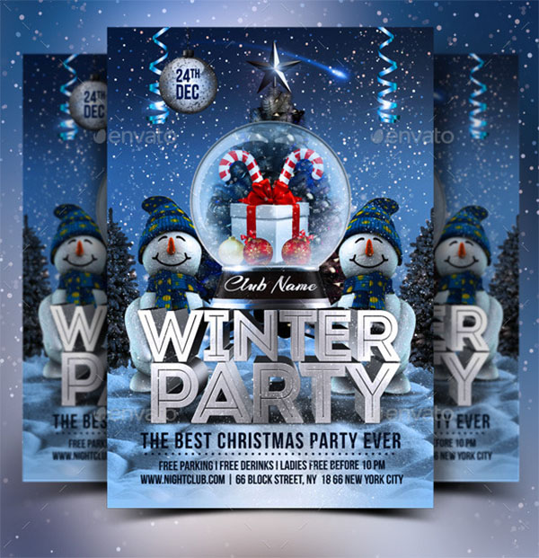 Best Winter Party Flyer