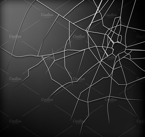 Broken Glass Abstract Illustration Texture