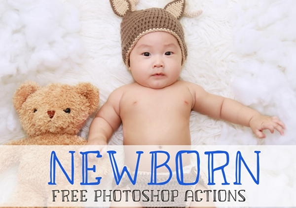 Free Vintage Newborn Photoshop Actions