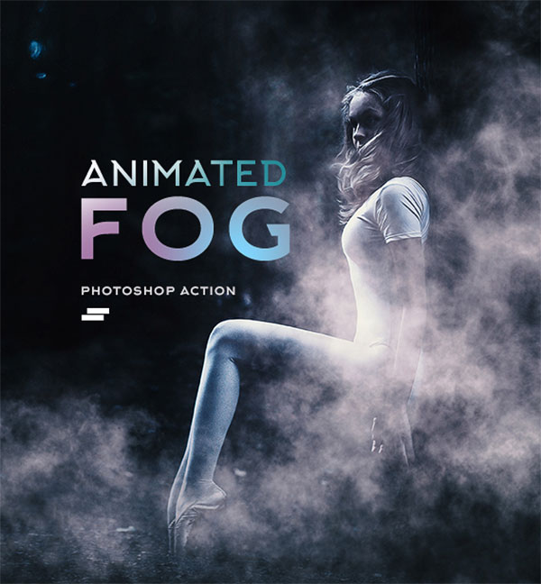 Gif Animated Fog Photoshop Action