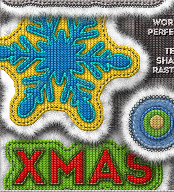 Knitted Fabric Photoshop Actions