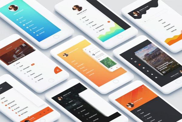 Navigation Mobile App UI Kit
