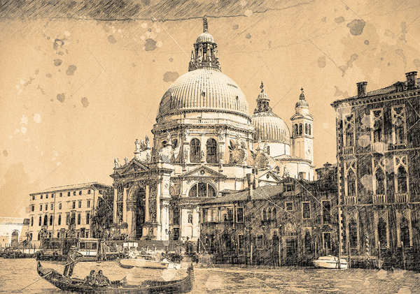 Simple Vintage Sketch Photoshop Action