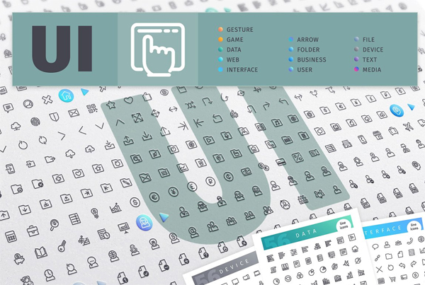 UI 700+ Line Icons Bundle