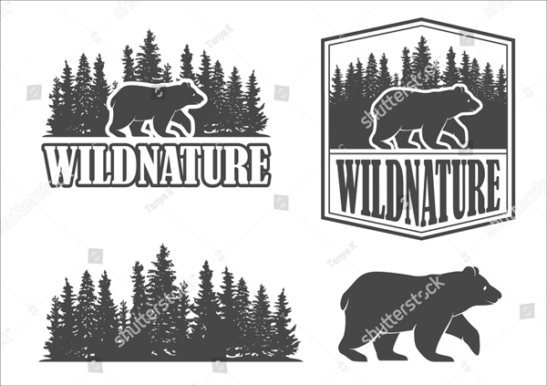 Vintage Forest Logo Template
