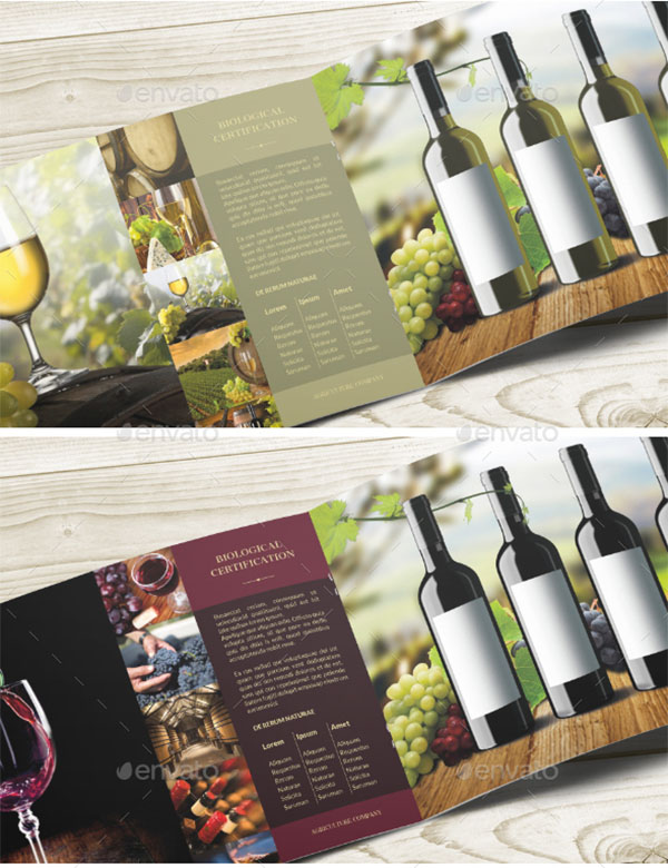 Wine Brochure and Catalogue