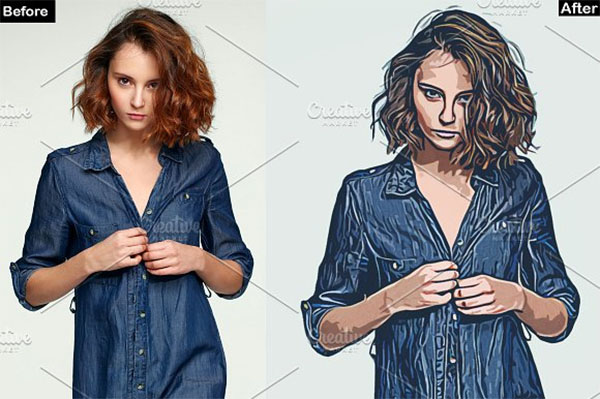 Abstract Painting Photoshop Action