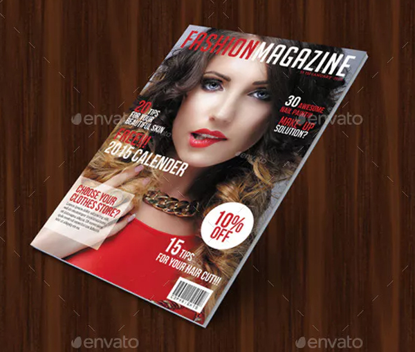 Beautiful Lifestyle Magazine Cover Template