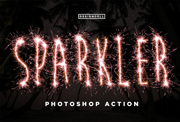 Beautiful Sparkle Photoshop Actions