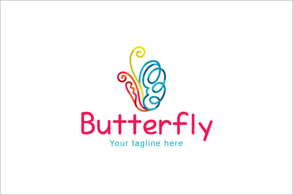 Butterfly Creative Continuous Line
