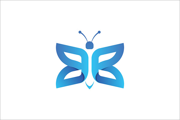 Butterfly Design Logo Template