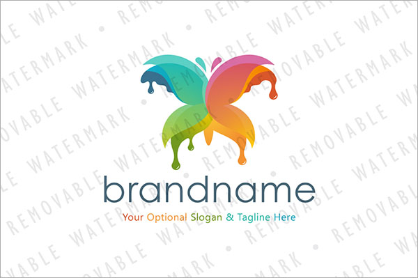 Butterfly Paint Logo