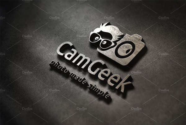Camera Geek Logo Template