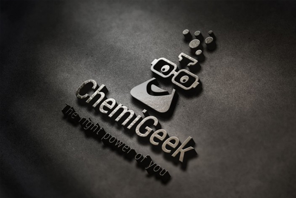 Chemist Geek Logo Design