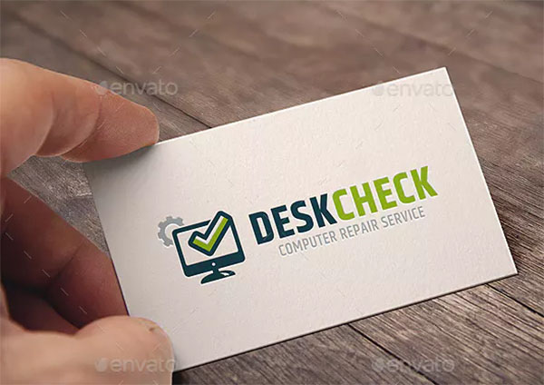 Computer Check Logo Template