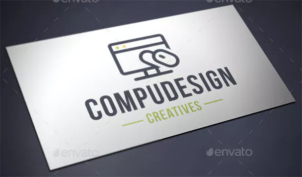 Computer Design Logo Template
