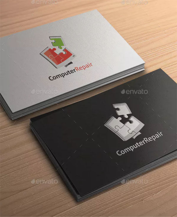Computer Repair Logo Template Design