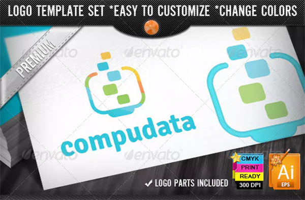 Data Computer Logo Designs