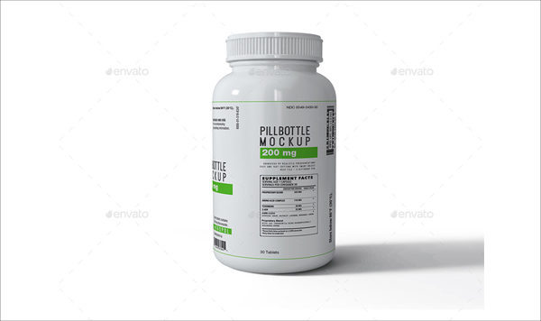 High Resolution Photoshop Pill Bottles Mock-up