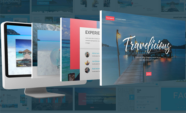 Holiday Travel Agency PowerPoint Template