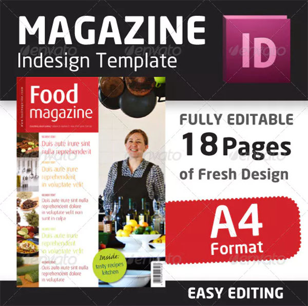 Indesign Food Magazine Template