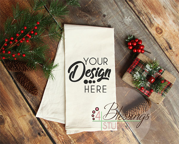 Kitchen Towel Mockup Template