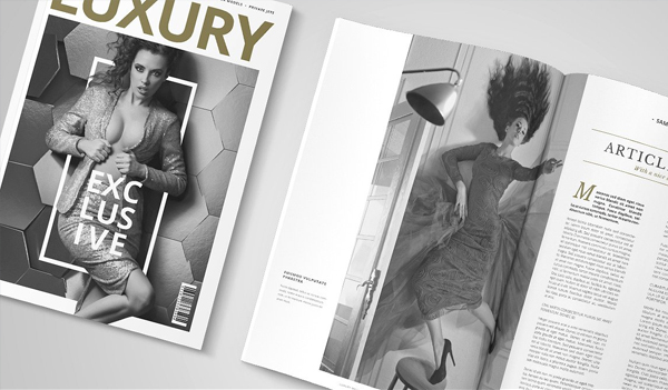 Luxury Women Fashion Magazine InDesign Template