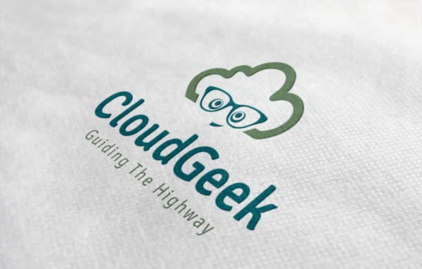 Printable Cloud Geek Logo Template