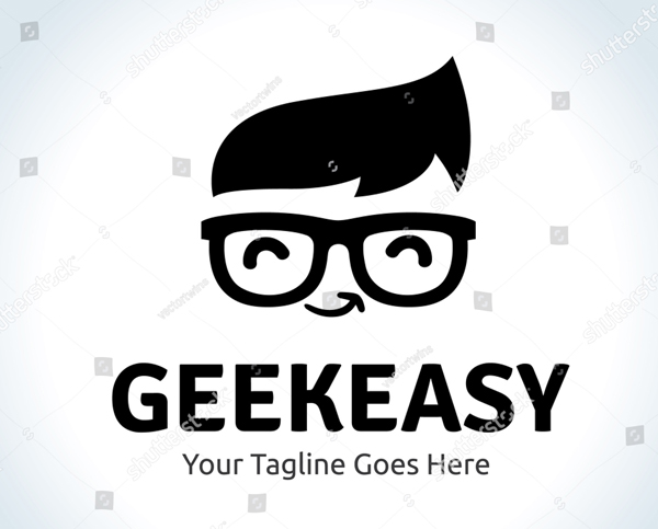 Simple Geek Easy Logo Template