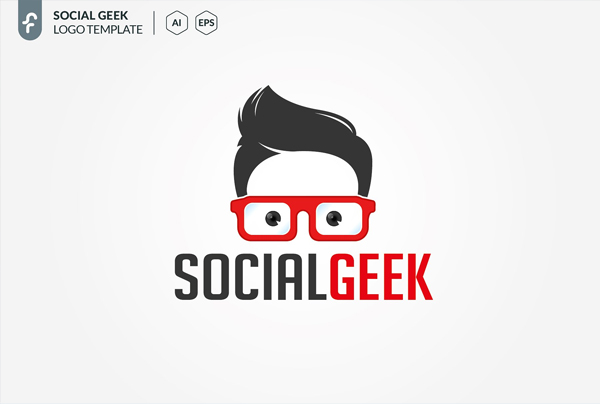 Social Geek Logo Design