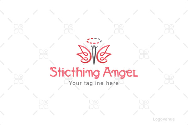 Stitching Angel - Stock Logo Template