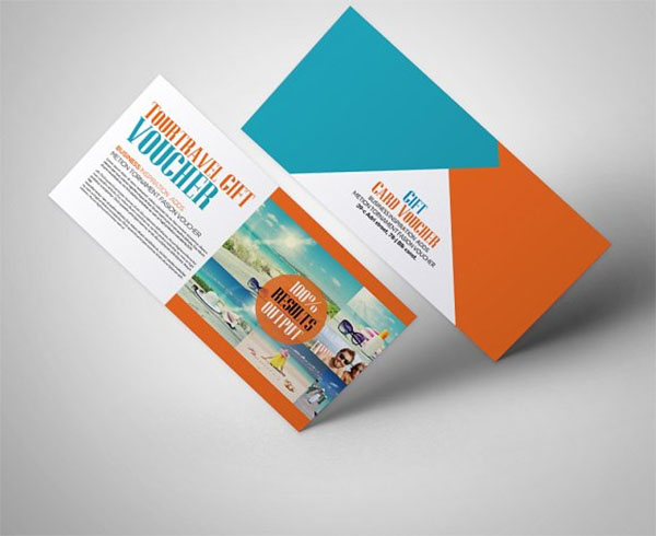 Tour Travel Gift Voucher Template Design
