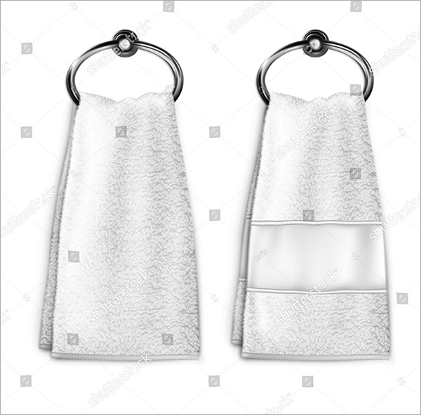 Vector White Towel MockUp