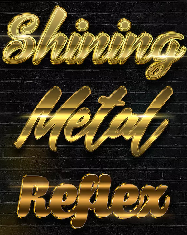 Best Shiny Gold Photoshop Styles