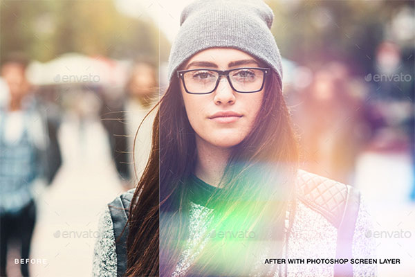 Bokeh & Light Leaks Background