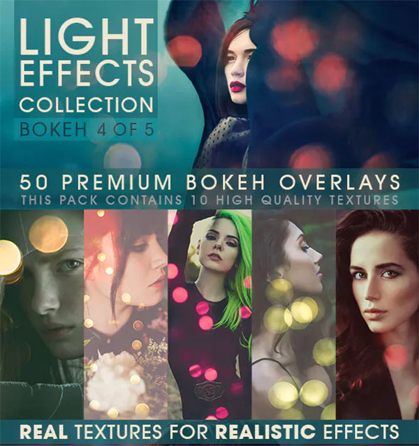 Bokeh Overlays Photoshop ATN Template