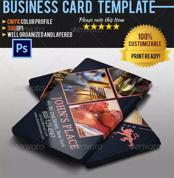 Chef Business Cards