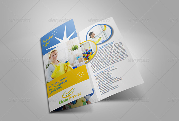 Cleaning Services Trifold Brochure