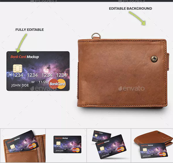 Credit Card Bank Mockup