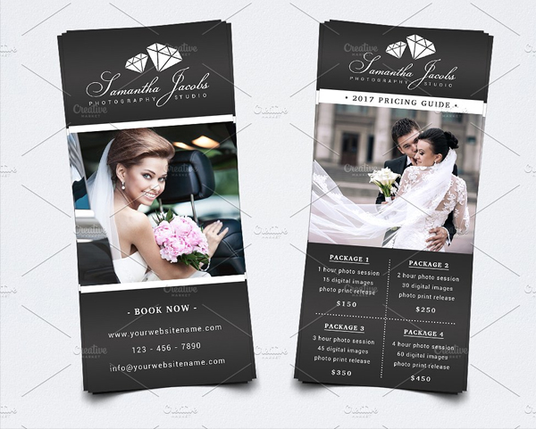 Elegant Photography Rack Card Template