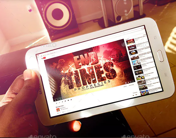 End Time YouTube Thumbnail Screenshot Template