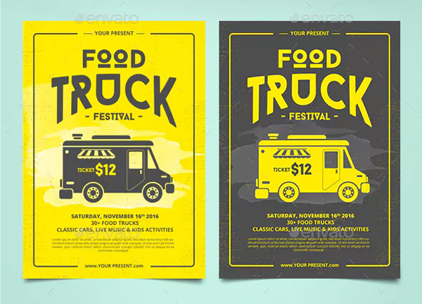 Food Truck Flyer & Poster