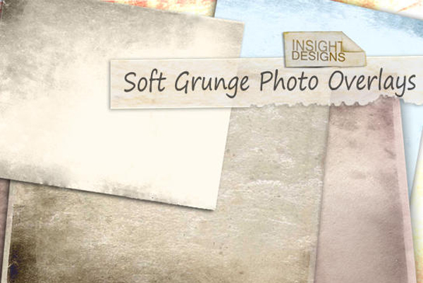 Free Soft Grunge Overlay Textures