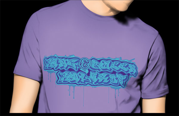 Graffiti Action Photoshop Template