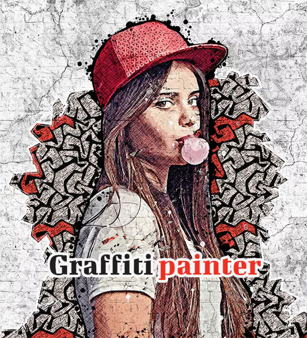 Graffiti Painter Photoshop Action