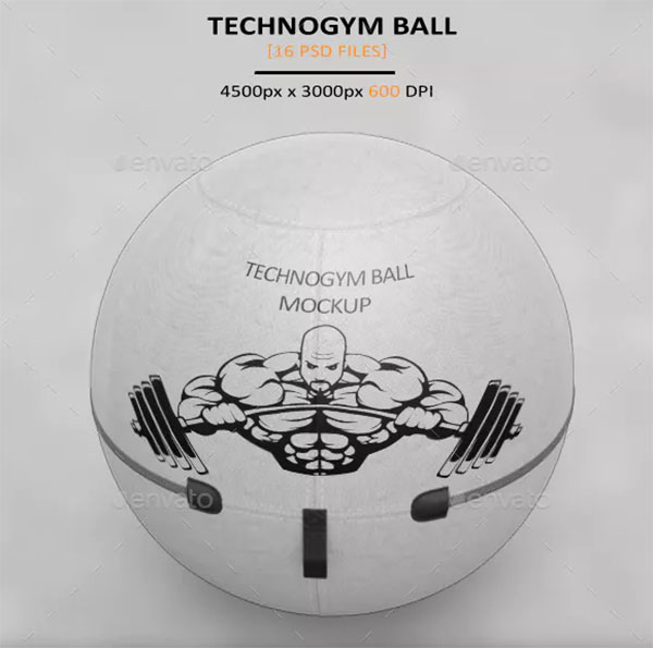 Gym Ball Mockup