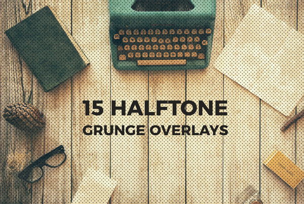 Halftone and Grunge Overlays