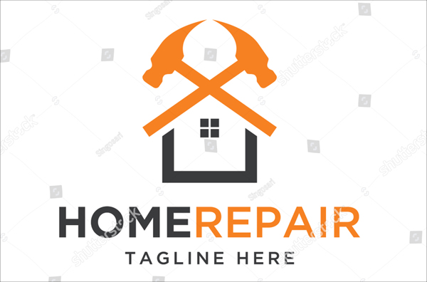 Home Repair, Construction Design Logo Template
